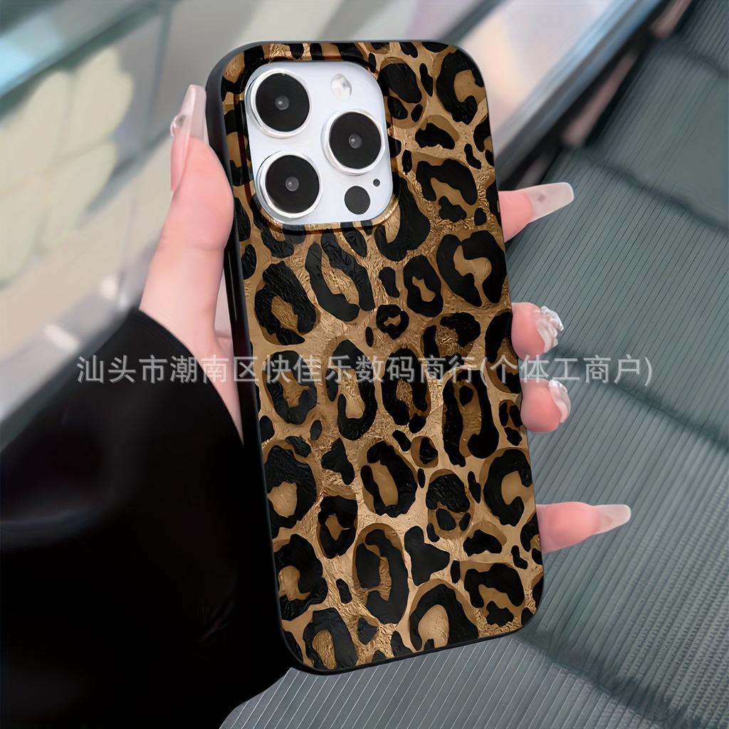 Light luxury fashion leopard print for iPhone17promax/16/15/14/13/12/11 iPhone XR case