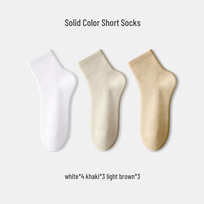 Changbaosen Women s Cotton Mid-Calf Sport Socks Pack of 5 Pairs