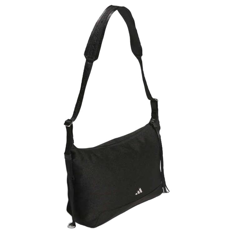 Adidas Brand Logo Polyester Crossbody Shoulder Bag Women Bags Black KT0850