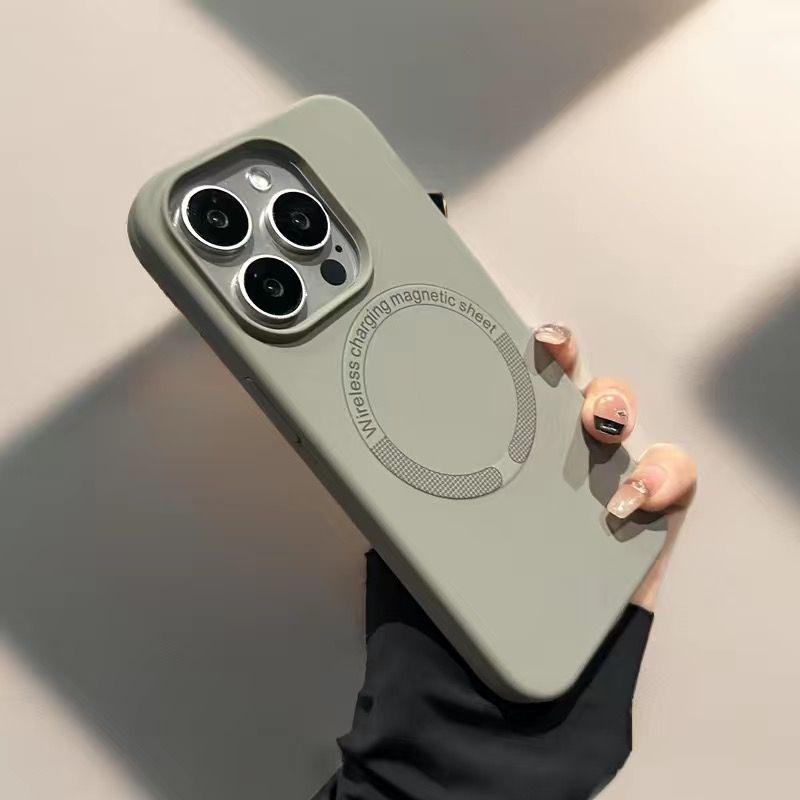 Etui MagSafe Liquid Silicone Phone Case do Apple iPhone 16Promax - Miękkie silikonowe etui odporne na upadki do Apple iPhone 16/15/14/13/12/Pro/Promax