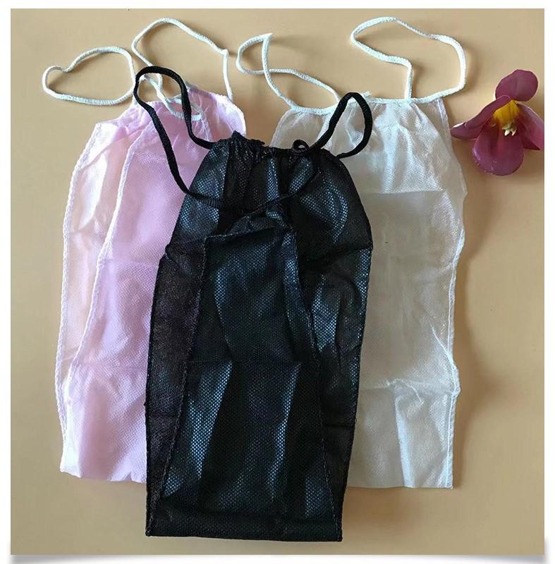 Breathable Non-Woven Disposable Spa T-Back Thong Underwear Set for Beauty Salon & Sauna