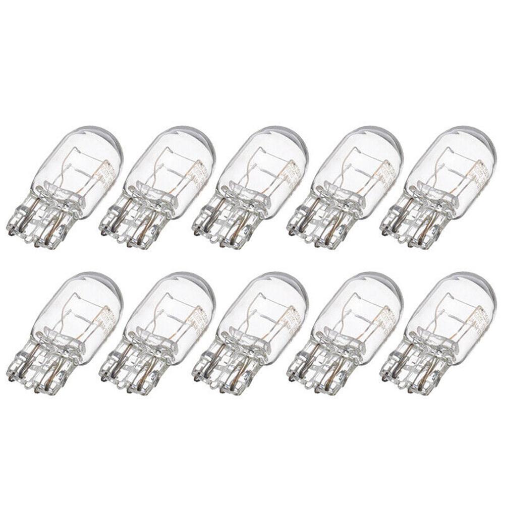 10pcs T20 7443 7440 Signal Light W21/5W Brake Tail Light Bulbs Auto Halogen Lamp Marker Wedge License Plate Light Bulb