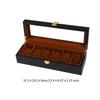 Men Watch Organizer ,Storage Showcase, Wooden Wood Box Tray Display Case for Travel Bracelet Rings