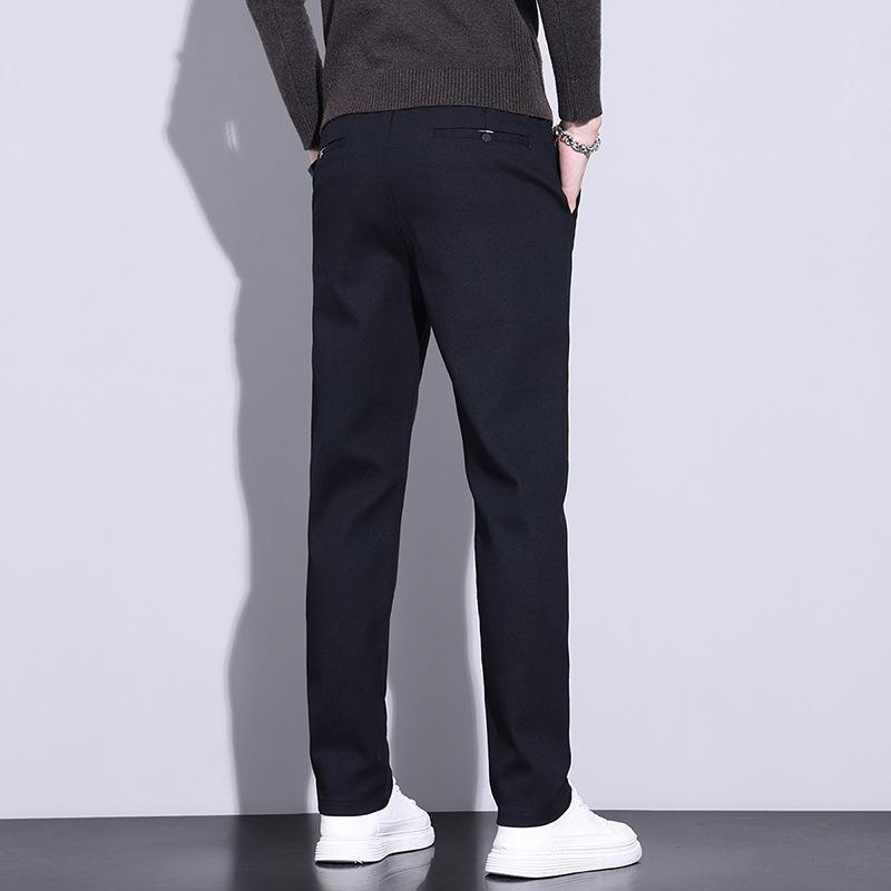 Spring and Autumn Casual Pants for Men New Straight Stretch Slim Fit Fashionable and Versatile Trousers for Men