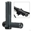 Handlebar Grips, 1 Pair Aluminum Screw Grips Lock