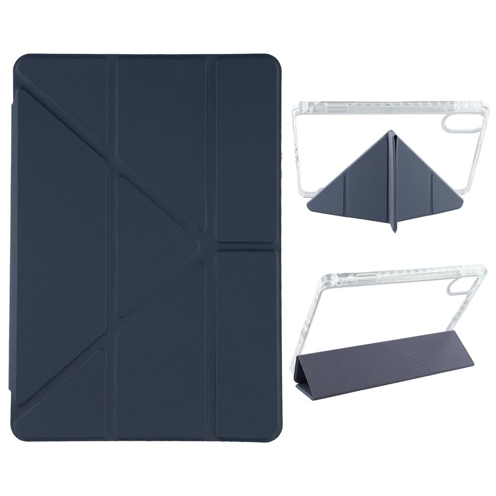 For Xiaomi Redmi Pad 2 Etui PU Lær Origami Stativ Gjennomsiktig Nettbrettdeksel