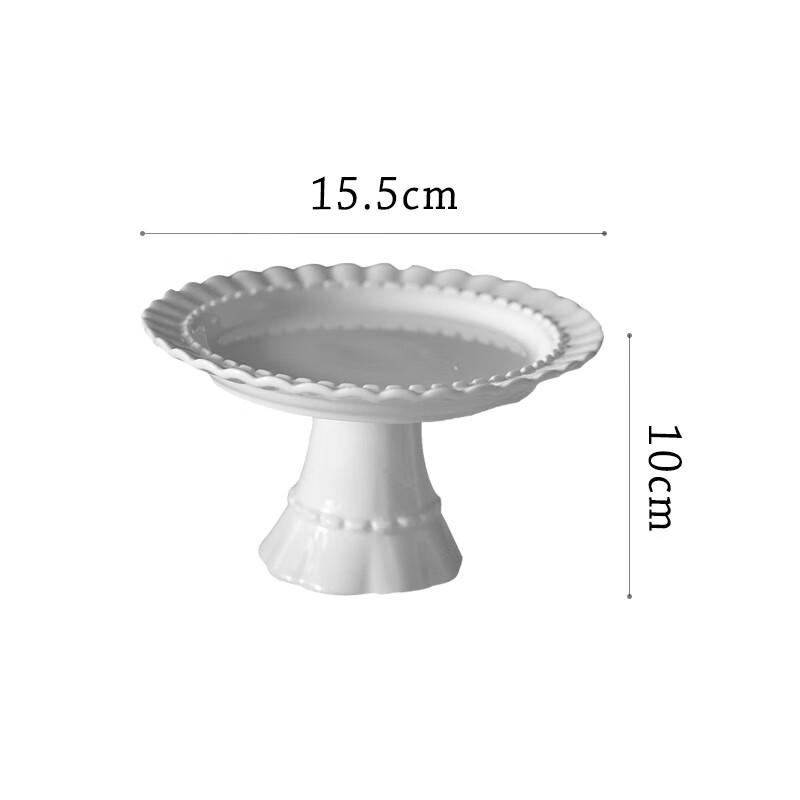 Nordic Ceramic Pedestal Dessert & Display Tray