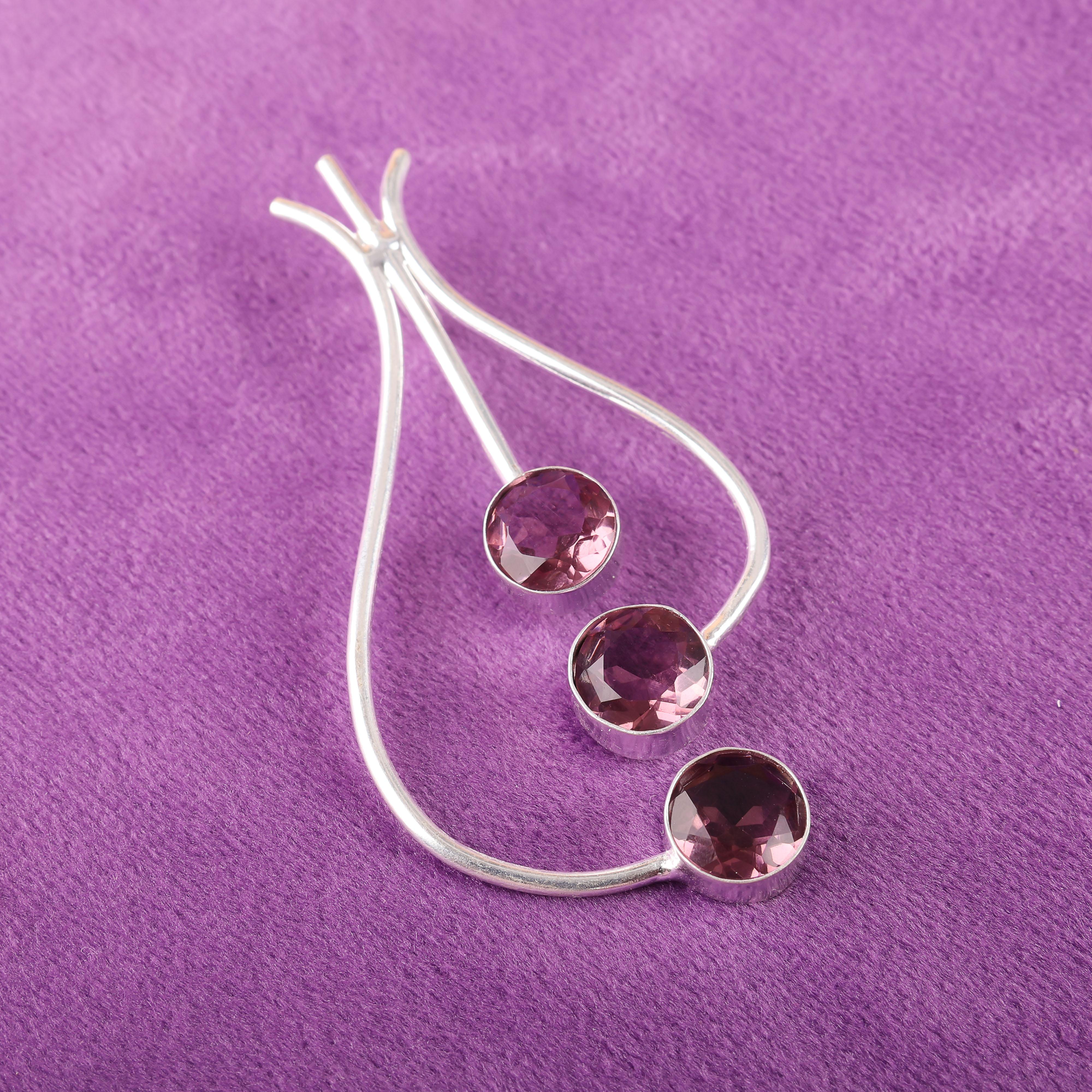 

Ювелирные изделия с родолитом, Ювелирные изделия из серебра ручной работы, Подвеска из стерлингового серебра 925 пробы, Великолепная серебряная подвеска для свадебного подарка 2.2 Inches розовый