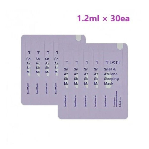 TIAM Snail & Azulene Sleeping Mask 1.2mL × 30ea