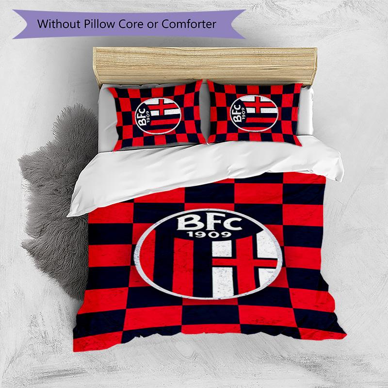 BFC 3pcs Bedding Set Duvet Cover Closure Includes 1 Duvet Cover & 2 Pillowcases for All Seasons Bedroom Home Dorm Decor