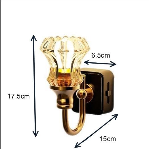 European Creative Wall Lamp Resin Night Lamp Bedside Living Room Entrance Decorative Lamp Retro Style Ornament