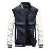 Men's PU Leather Jacket Autumn and Winter New Men's Stand-up Collar Loose Casual Large Size Autumn Men's Coat