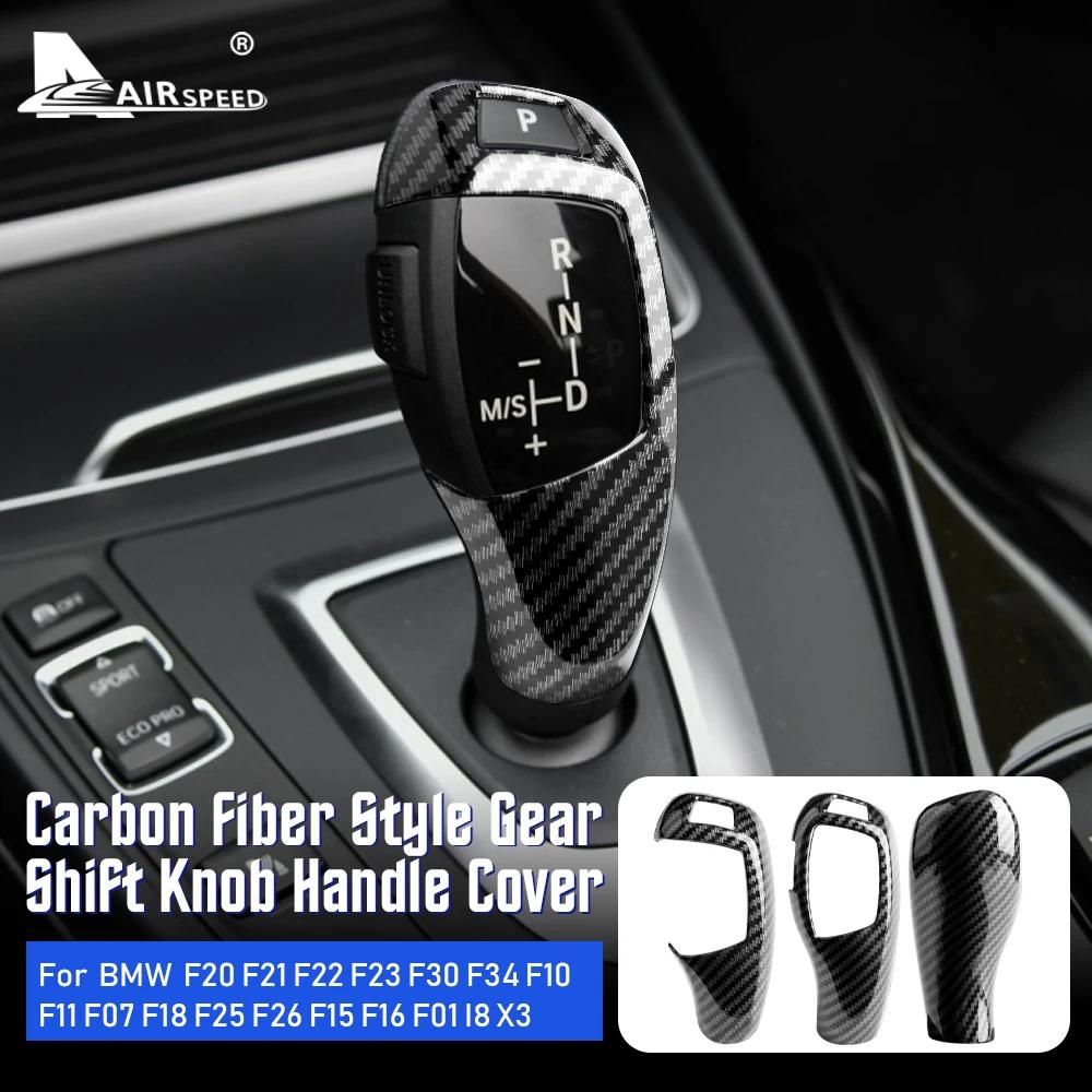Carbon Fiber Texture Gear Shift Collar for BMW F20 F21 F22 F23 F30 F34 F10 F11 F07 F18 F25 F26 F15 F16 F01