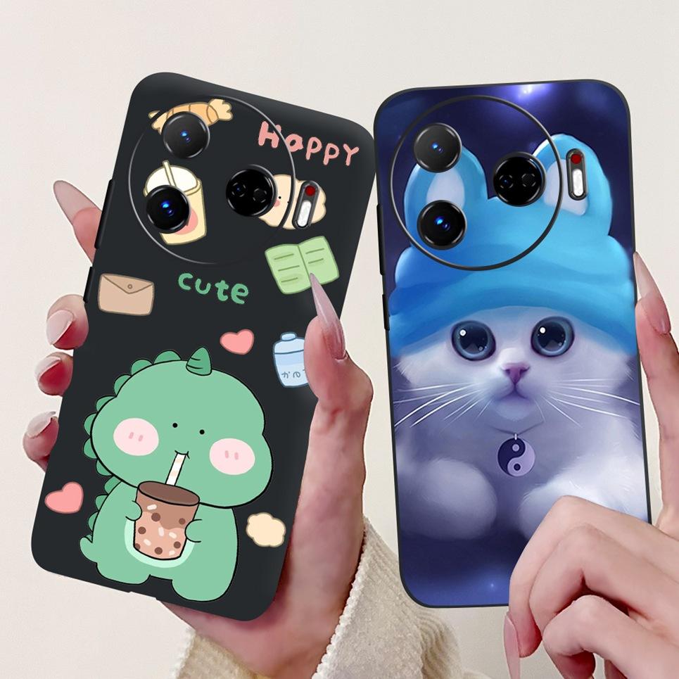 For Tecno Camon 30 4G 5G Camon 30s Pro 30 Premier 30Pro 5G Back Cover Soft Matte Siliocne Phoen Case Cool Style Cartoon Coque