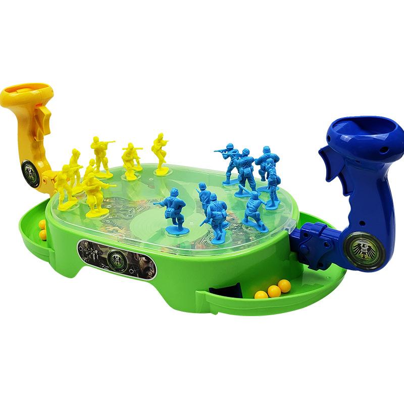 Toys, Launch Catapult Marbles, Parent-Child Interactive Snowman Battle Double Game, Children'S Toys