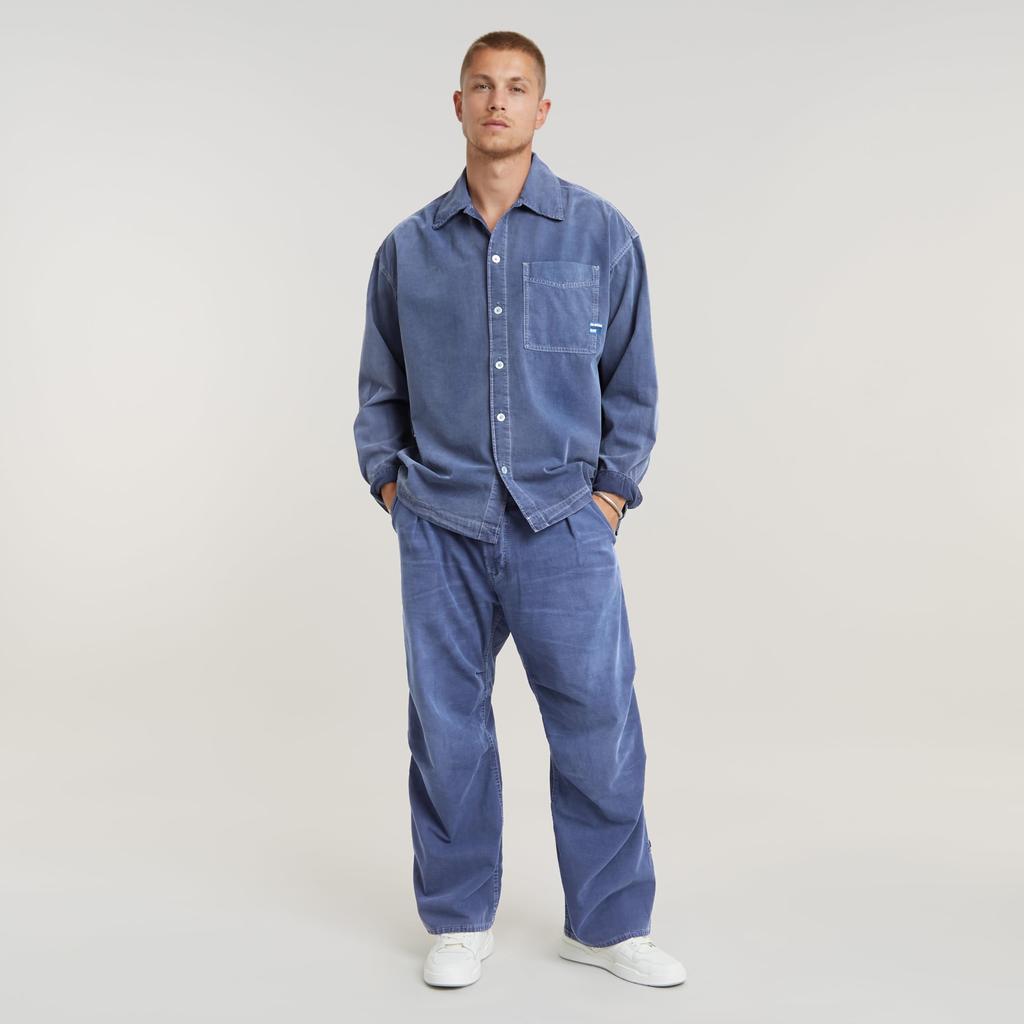 G-Star RAW Loose Fit Pleated Denim Pant Blue D24487-D295-G335 W27/L30