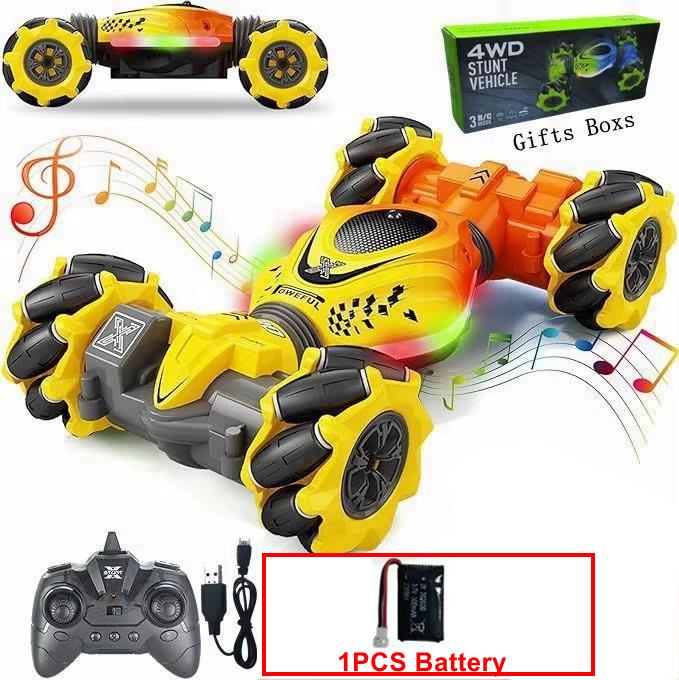 

Игрушка Радиоуправляемая Машина 2.4g Радио Пульт Управления Машины Радиоуправляемые Часы Жестовое Управление Вращение Трюки Дрифт Транспортное Средство Игрушка Для Детей