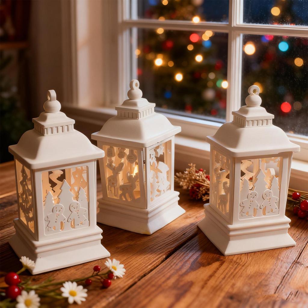 Christmas Silicone Molds Flexible Craft Supplies Candle Holder Christmas Wax Molds For Wax Plaster Party Lantern Home Decor Arts