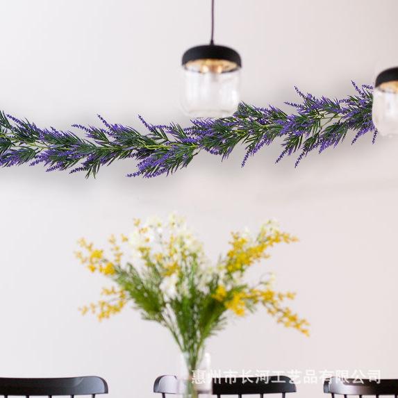 Simulation Lavender Vine Decor for Fireplace and Scene Setting