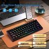 61-Key RGB Backlit Mechanical Keyboard - Portable Gaming & Office Blue Switch