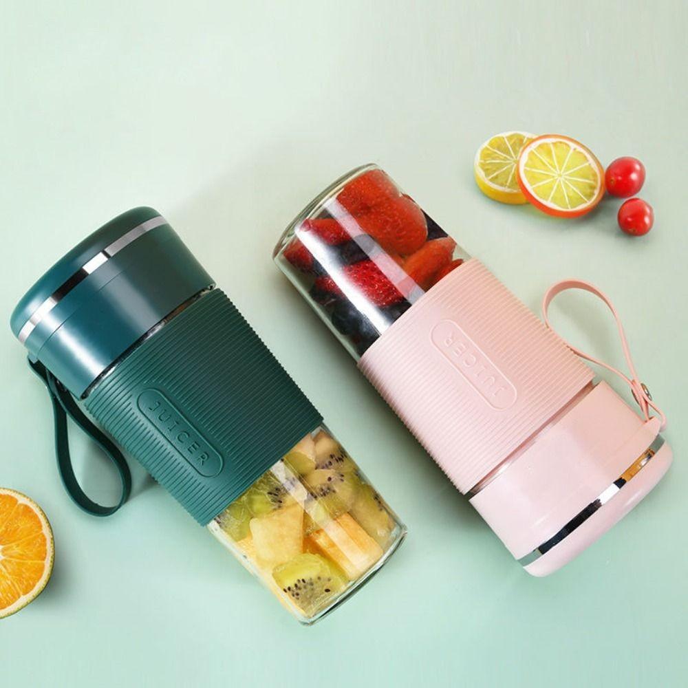 Rechargeable Fruit Juice Maker Wireless Juicer Machine Portable Smoothie Blender  Office