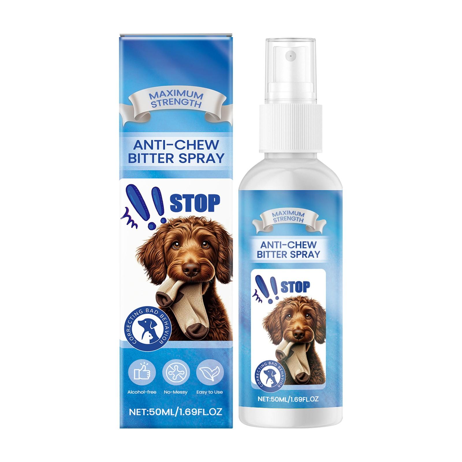 

Спрей от жевания для собак, спрей для помощи в дрессировке и поведении собак One Size