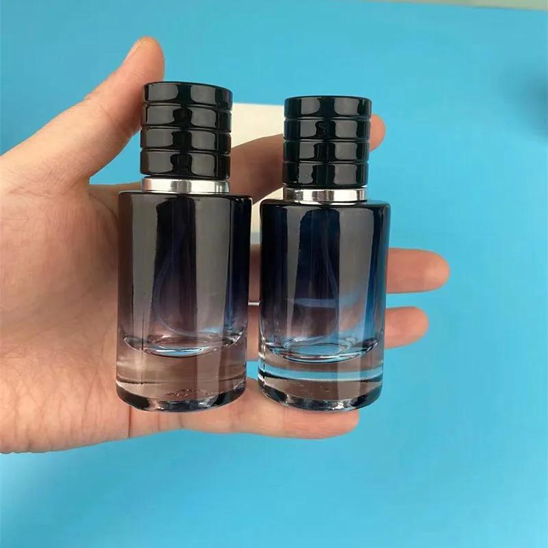 30ml Gradient Color Glass Portable Refillable Perfume Bottle Cosmetic Container Sprayer Travel Cosmetic Classification Tools