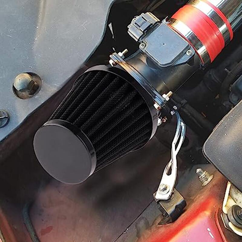 1x 60mm Motorcycle Air Intake Filter Cleaner Pod For Scooter Dirt Bike Universal