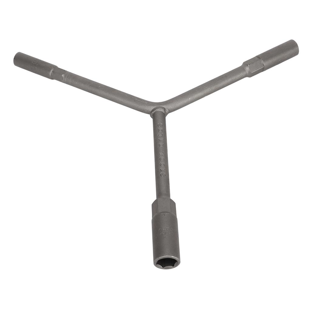 Y Type 3 Way Socket Hex Wrench 8mm 10mm 12mm Heavy Duty Metal Alloy for Vehicle Bicycle Repairing