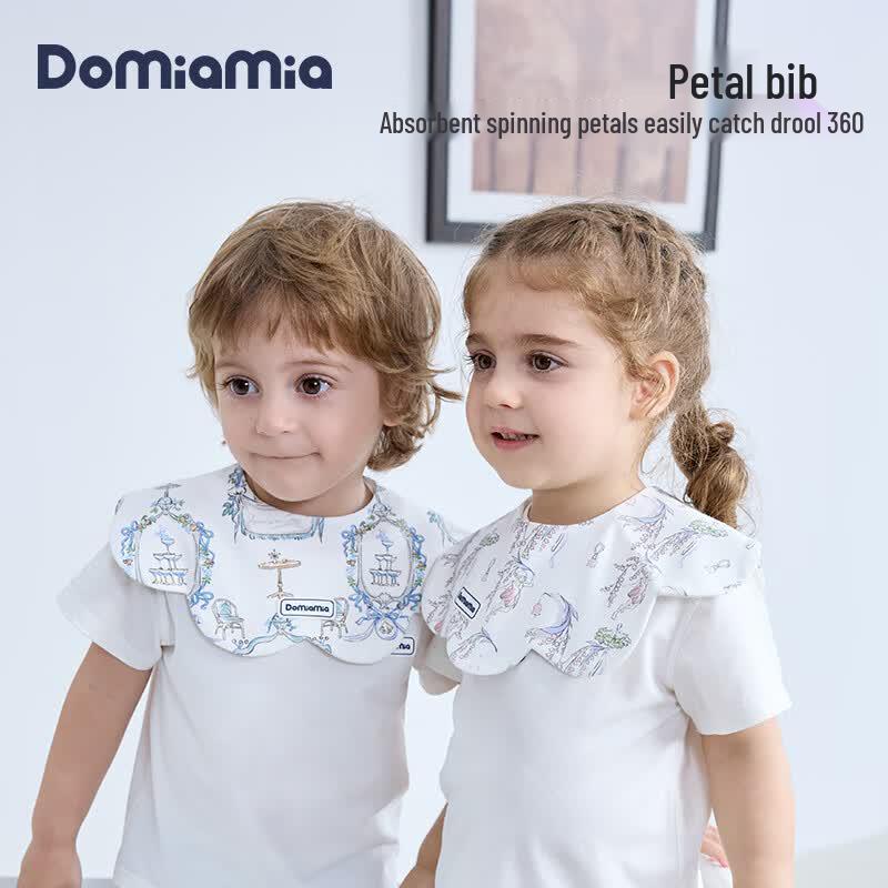 Детский слюнявчик и салфетка для отрыжки DOMIAMIA Instant Absorbency & Skin-Friendly