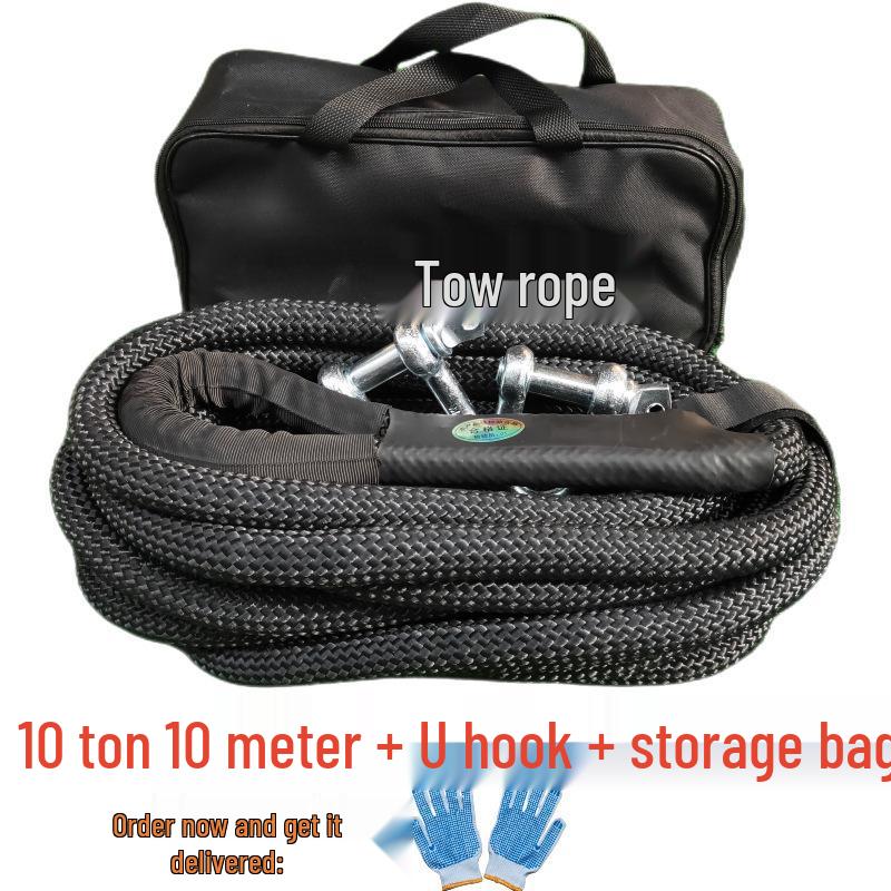 

Міцний позашляховий буксирувальний трос для малих автомобілів - Зносостійкий та міцний