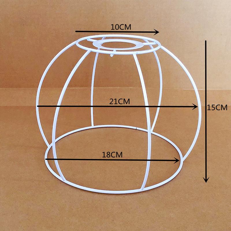 Χειροποίητος Πλαίσιο Αμπαζού Τέχνης με Σχοινί DIY: Στρογγυλά & Τετράγωνα Σιδερένια Εξαρτήματα για Επιτραπέζια Φωτιστικά