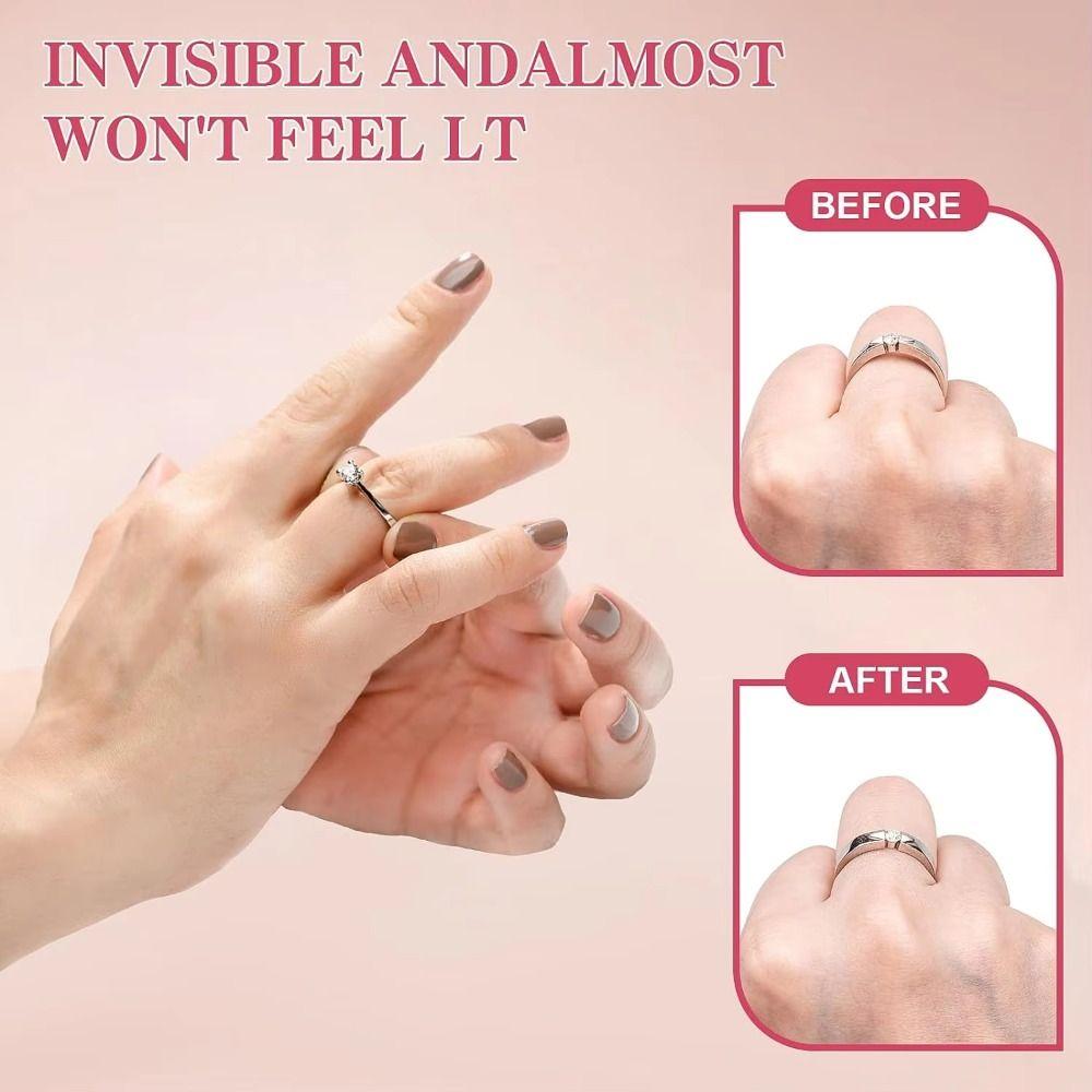 12Pcs Set Adjustment Tool Ring Size Adjuster Spiral Base Ring Winding Wire Ring Guard Tightener  Men
