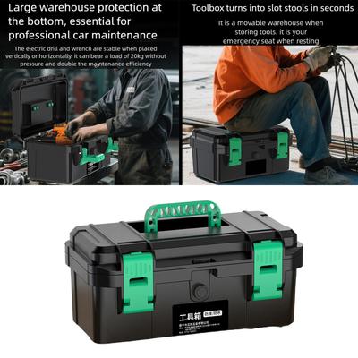 Crush Proof Waterproof Tool Organizer Colorful Portable Storage Box Hard Case For Mechanics And DIY Home Projects