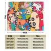 Crayon Shin chan Cartoon Decke Flanell Frühling Herbst Multifunktion Super Weich Überwurfdecken für Sofa Auto Bettwäsche Überwürfe