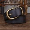 Fashionable Leather Belt Genuine Leather Pin Buckle Retro Old Korean Style Versatile Men and Women's Trouser Belt