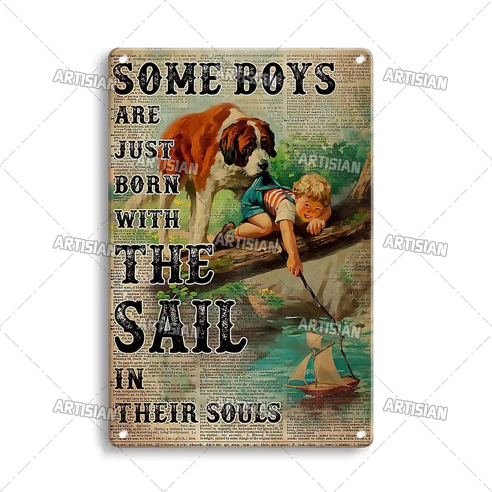 Handwerker Job Vintage Metallposter Matrose Metallschild Segeln Rostige Dekorative Blechplakette Wanddeko Garage Bar Pub Club Küche