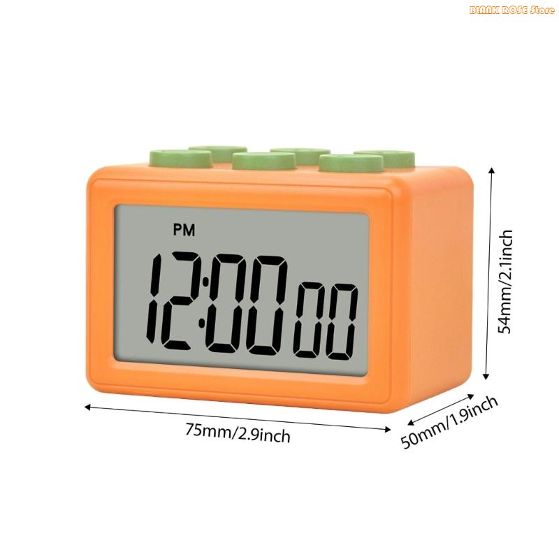 K1AE Triplicate Function Digital Clock Alarm Clock Dense ABS Substance Tall Accuracy Timing Exemplary For Cooking Workouts Study