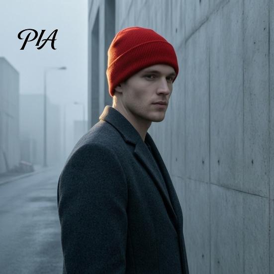 Cold Weather Headwear Knitted Winter Hat, Unisex Thick Thermal Skull Cap, Cozy Windproof Warm Knit Hat for Men Women Outdoor Hiking Jogging