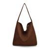 Lässige Große Kapazität Matte Textur Retro Leopardenmuster Tasche für Damen im Herbst und Winter Neu Schlichte Einzel-Schulter Schnalle