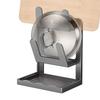 Double Layer Pot Lid Organizer Kitchen Vertical Pan Lid Holder With Drip Tray Carbon Steel Space Saving Pot Top Rack