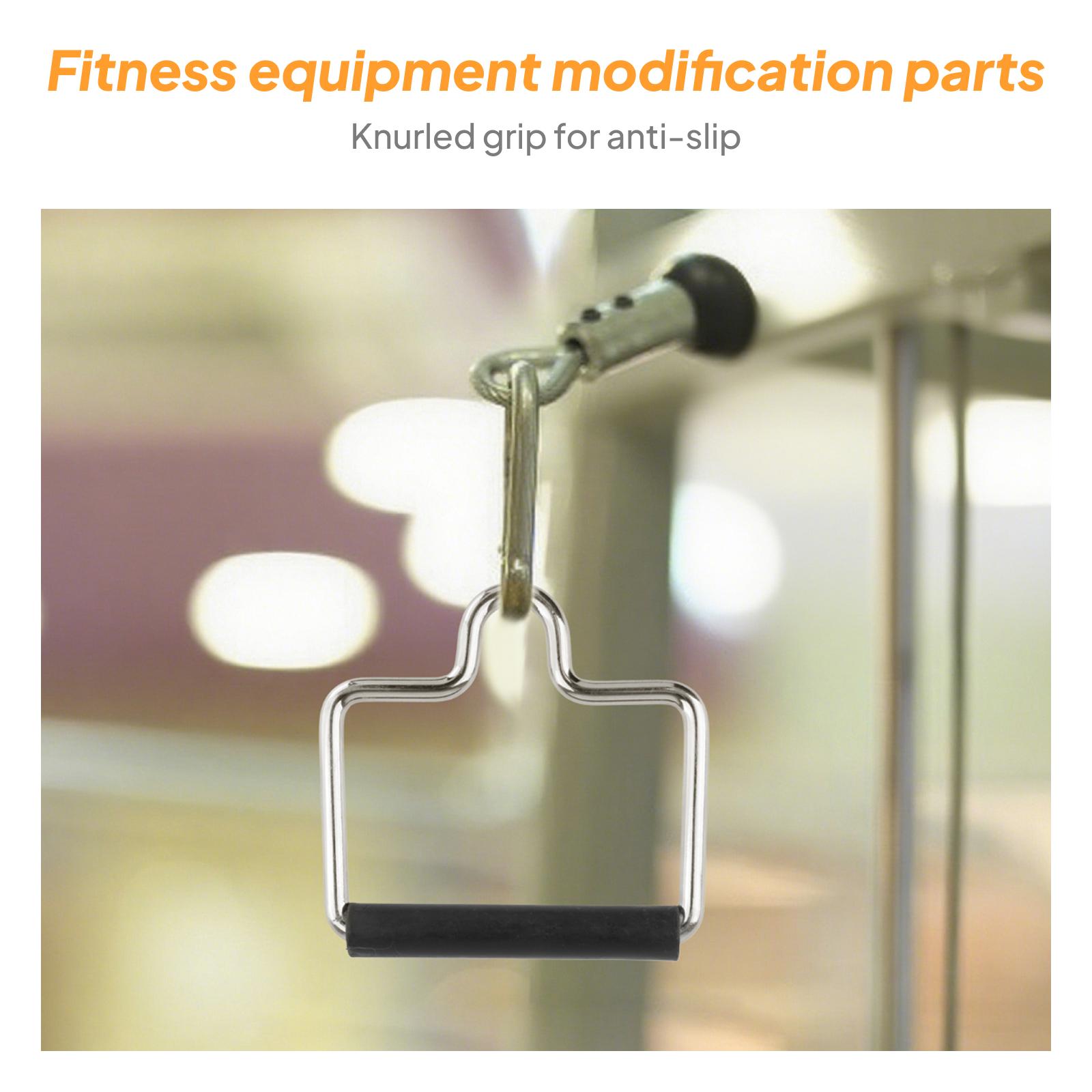 Gym Pulley System D Row Handle Stainless Steel Fitness Grip Accessories for Home Gym Exercise