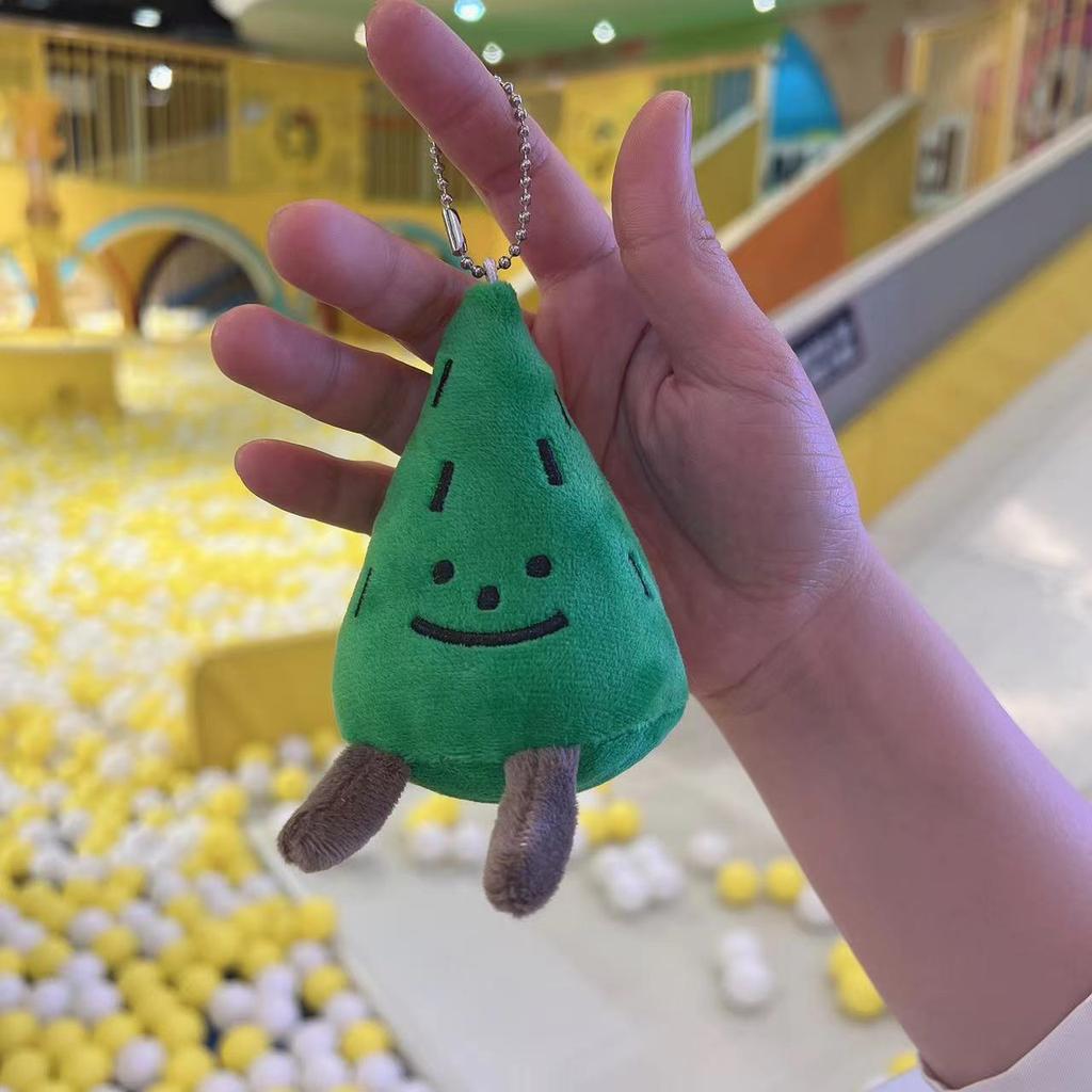 Cartoon Mini Weihnachtsbaum Schlüsselanhänger Anhänger Design Plüschanhänger Kinder Mädchen Plüschtiere Weihnachtsgeschenk