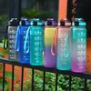 1 ks 32OZ Tritanová láhev na vodu bez BPA pro děti Cestovní sportovní láhev na vodu 1L Opakovaně použitelná tepelně odolná plastová láhev na pití