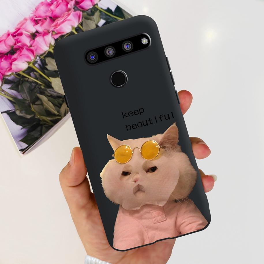 For LG V50 ThinQ 5G Case LM-V500EM Phone Cover Fashion Flower Butterfly Soft Silicone Back Cover For LG V40 V50s Thinq 5G Bumper