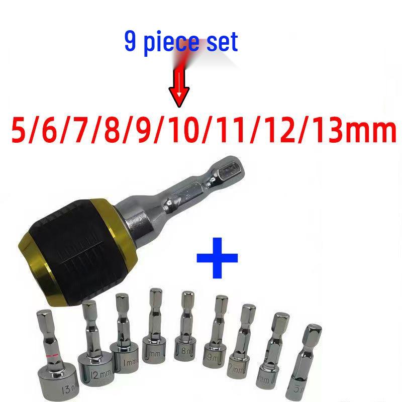 Hexagonal Self-Locking Quick Release Connector for Hand Drill