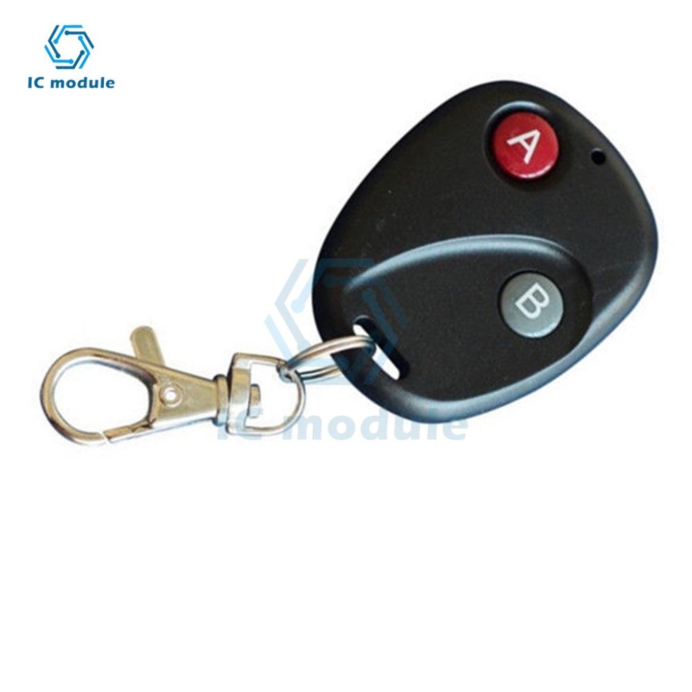 2-Wege Mini-RF-Schalter 315MHz/433MHz Kleiner Relaiskontakt Drahtlose Schalter Schlüssel Garagentor Tür Sender Fernbedienung