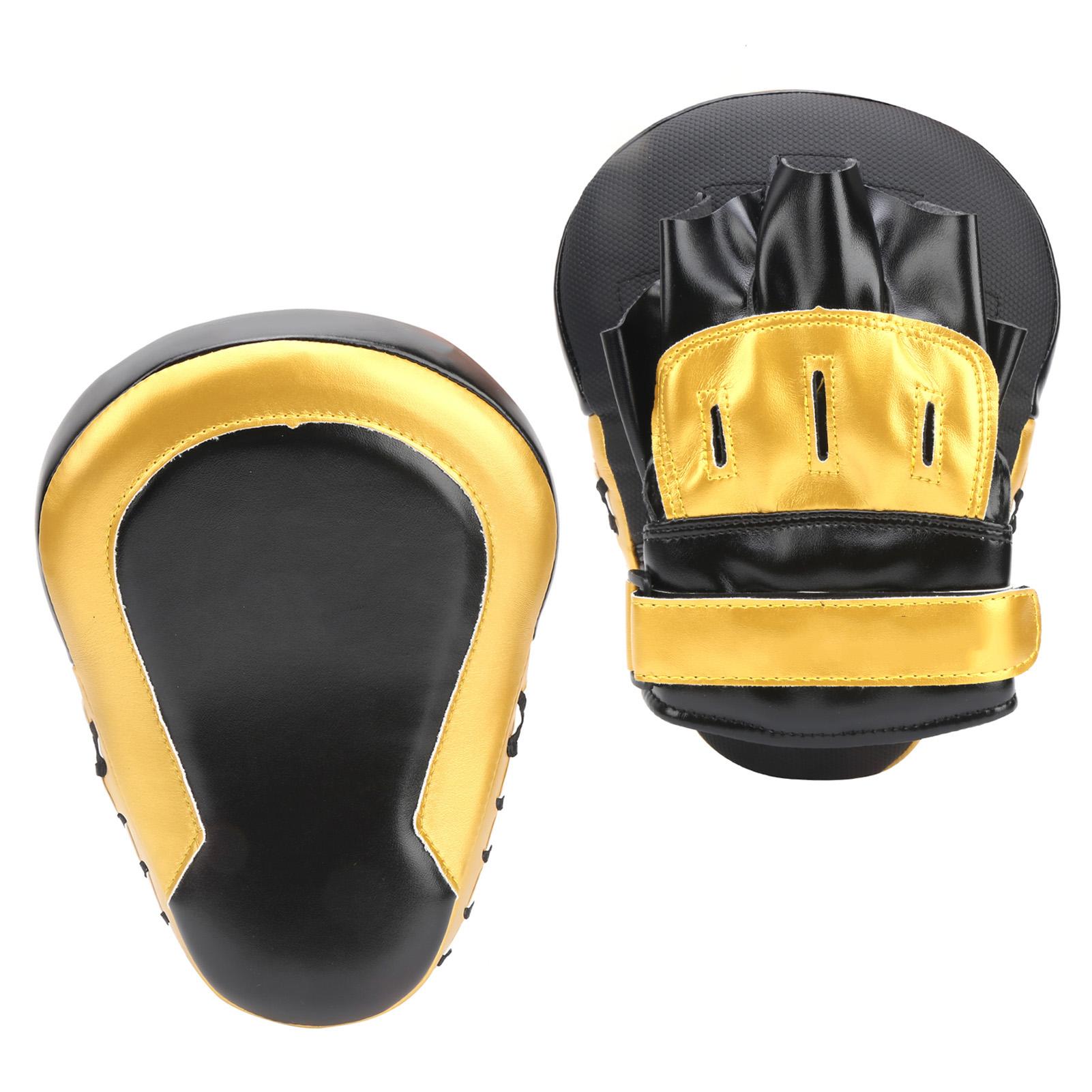 Boxing Curved Training Hand Pads Adult Muay Thai Punching Kicking Mitts Hand Target
