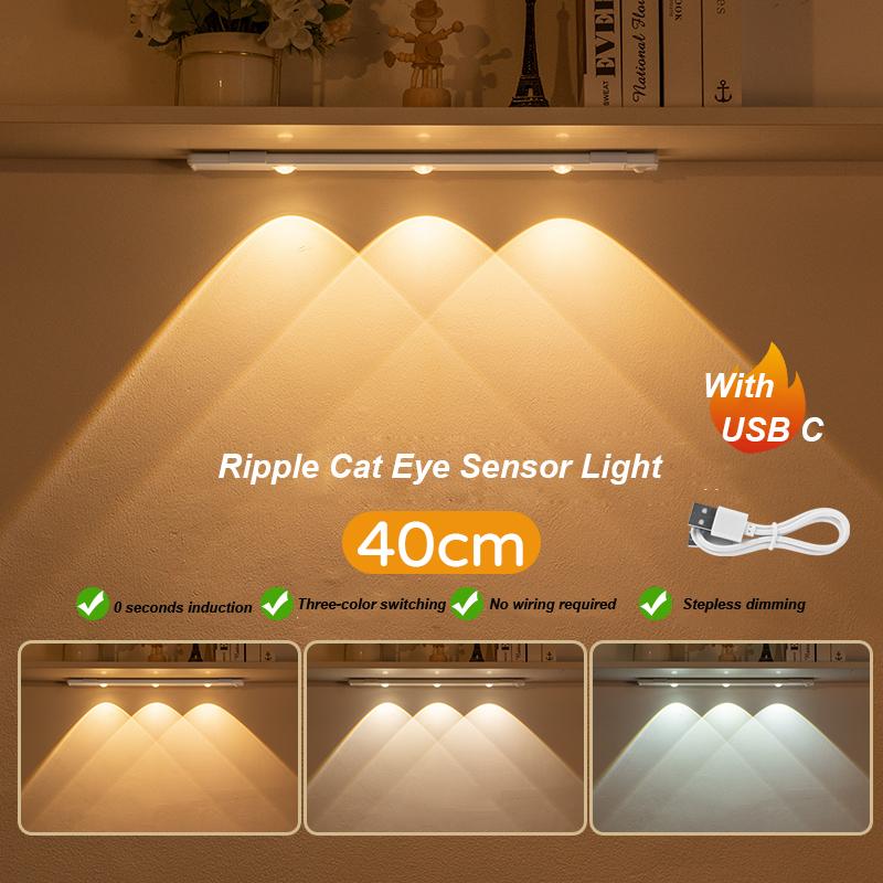 LED Cabinet Lights Motion Sensor Wireless Ultra Thin Night Light For Kitchen Cabinet Bedroom Wardrobe Room Decor Indoor Lighting