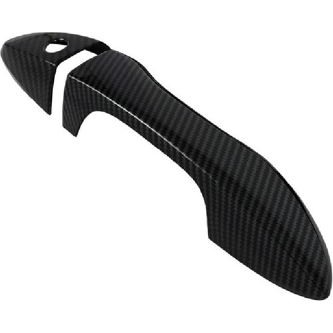 8Pcs Carbon Fiber Car Door Handle Cover Trim For Toyota Corolla Altis 2014-2018